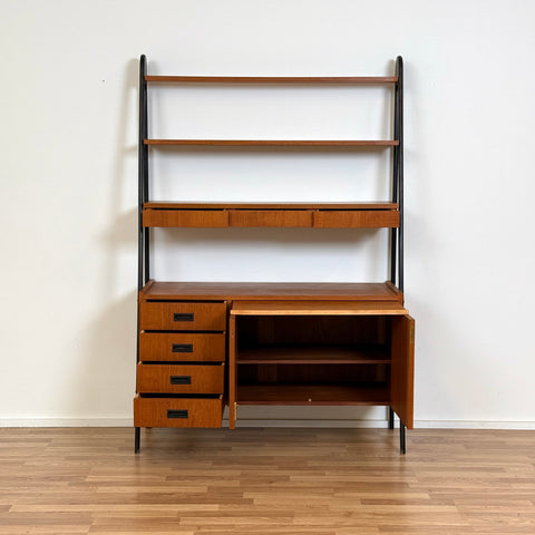 Bookshelf in teak by AB Svenska Ramfabriken, 1950s-60s, Sweden - Beyo Vintage