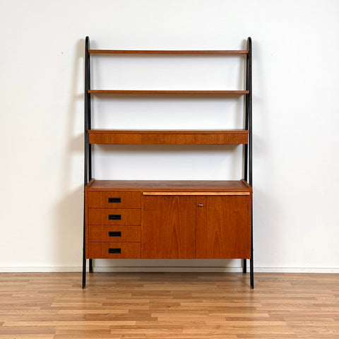 Bookshelf in teak by AB Svenska Ramfabriken, 1950s-60s, Sweden - Beyo Vintage