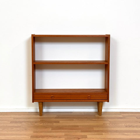 Bookshelf in teak with small drawers, 1950s-60s, Denmark - Beyo Vintage