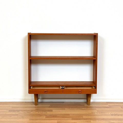 Bookshelf in teak with small drawers, 1950s-60s, Denmark - Beyo Vintage