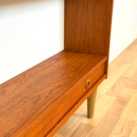 Bookshelf in teak with small drawers, 1950s-60s, Denmark - Beyo Vintage