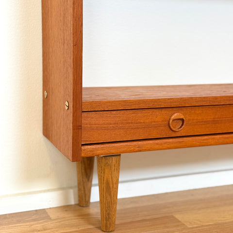 Bookshelf in teak with small drawers, 1950s-60s, Denmark - Beyo Vintage