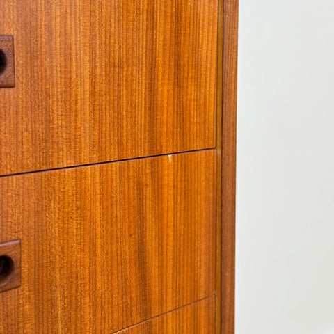 missing bookshelf part! retake pictures! PRICE Chest of 4 drawers, 1950s-60s, Sweden - Beyo Vintage