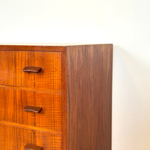 Chest of 6 drawers in teak, 1950s-60s, Denmark - Beyo Vintage