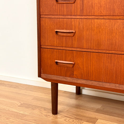 Chest of 6 drawers in teak, 1950s-60s, Denmark - Beyo Vintage
