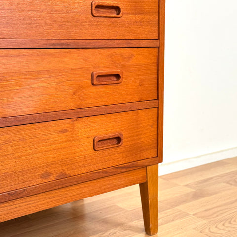 Chest of 7 drawers in teak, 1950s-60s, Denmark - Beyo Vintage