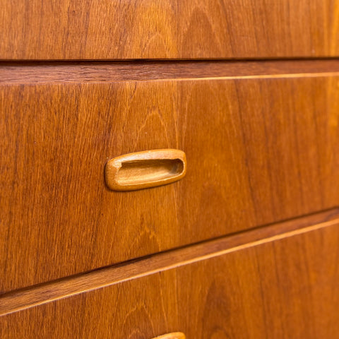 Chest of 3 drawers in teak, 1950s-60s, Sweden - Beyo Vintage
