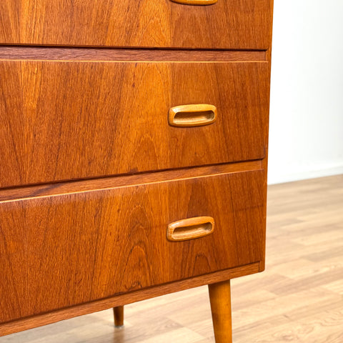 Chest of 3 drawers in teak, 1950s-60s, Sweden - Beyo Vintage