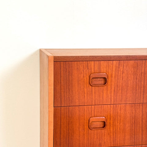 Chest of 4 drawers in teak, 1950s-60s, Sweden - Beyo Vintage