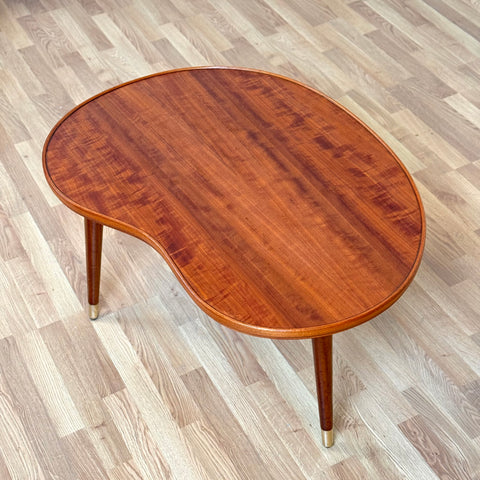 Coffee table in mahogany, 1950s-60s, Denmark - Beyo Vintage