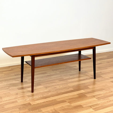 Coffee table in teak, 1950s-60s, Denmark - Beyo Vintage