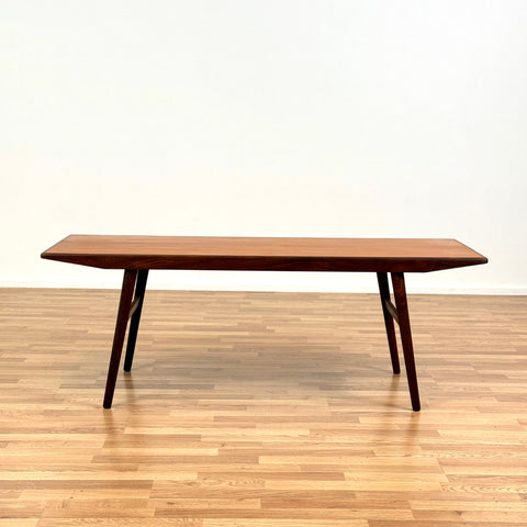 Coffee table in teak, 1950s-60s, Denmark - Beyo Vintage
