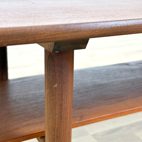 Coffee table in teak, 1950s-60s, Denmark - Beyo Vintage