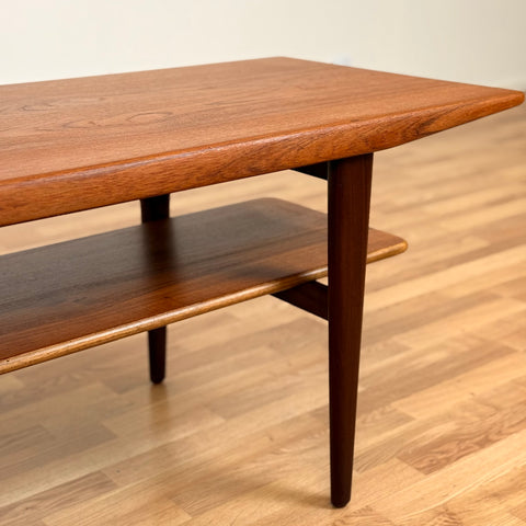 Coffee table in teak, 1950s-60s, Denmark