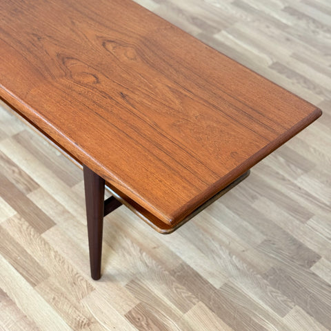 Coffee table in teak, 1950s-60s, Denmark