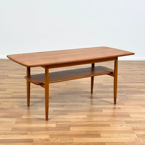 Coffee table in teak, 1950s-60s, Sweden - Beyo Vintage