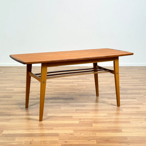 Coffee table in teak, 1950s-60s, Sweden - Beyo Vintage