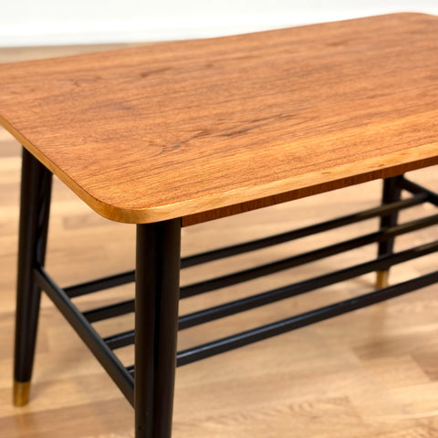 Coffee table in teak, 1950s-60s, Sweden - Beyo Vintage