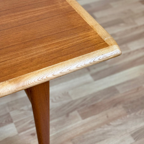 PRICE Coffee table in teak and oak, 1950s-60s, Denmark - Beyo Vintage