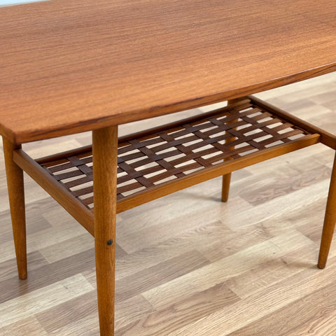 Coffee table in teak by Alberto Tibro, 1950s-60s, Sweden - Beyo Vintage