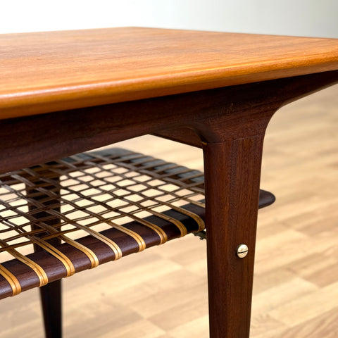 Coffee table in teak by P Würtz, 1950s-60s - Beyo Vintage