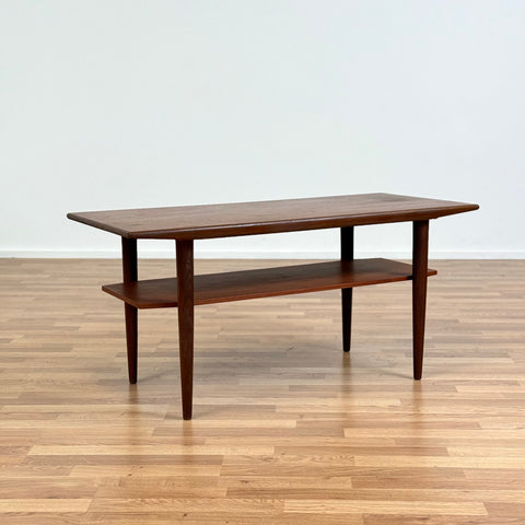 Coffee table in teak/walnut, 1950s-60s, Denmark - Beyo Vintage