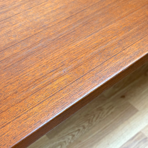 Coffee table in teak with walnut stain, 1950s-60s, Denmark - Beyo Vintage