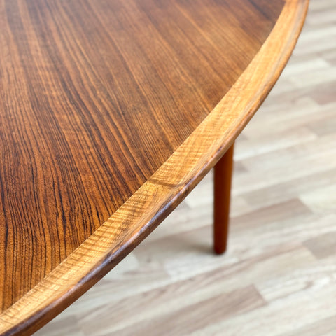 Coffee table in walnut and teak by Anton Kildeberg, 1950s-60s, Denmark - Beyo Vintage