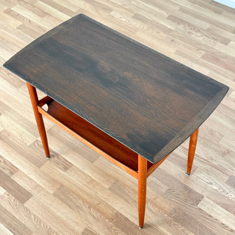 Coffee table in walnut by AB Tuarps Möbelindustri, 1950s-60s, Sweden - Beyo Vintage