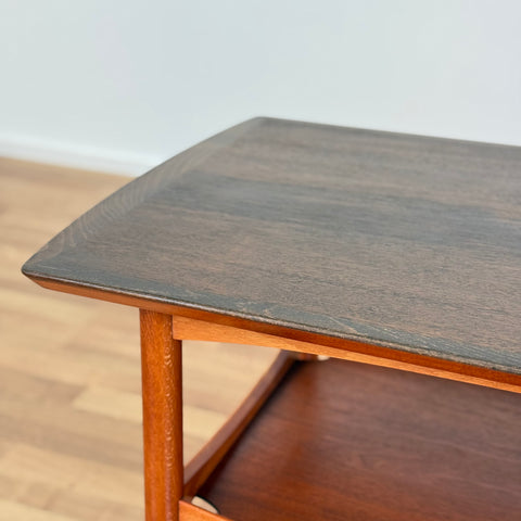 Coffee table in walnut by AB Tuarps Möbelindustri, 1950s-60s, Sweden - Beyo Vintage