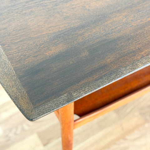 Coffee table in walnut by AB Tuarps Möbelindustri, 1950s-60s, Sweden - Beyo Vintage