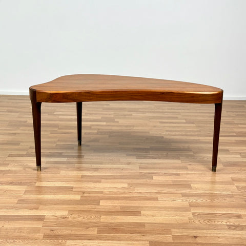 Coffee table in walnut by JLM, 1950s-60s, Denmark - Beyo Vintage