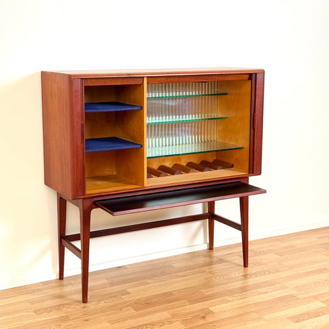 Bar cabinet by Kurt Østervig with original extra tables, 1950s-60s, Denmark - Beyo Vintage