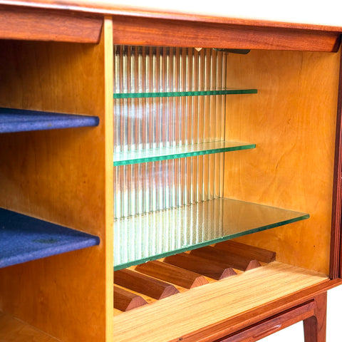 Bar cabinet by Kurt Østervig with original extra tables, 1950s-60s, Denmark - Beyo Vintage
