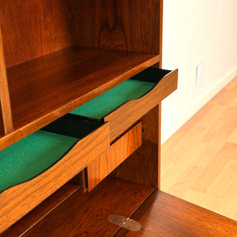 Danish bookshelf in Santos rosewood by Omann Jun