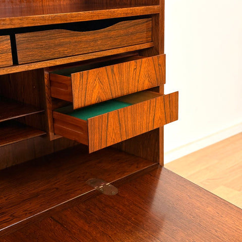 Danish bookshelf in Santos rosewood by Omann Jun