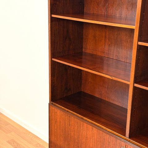 Danish bookshelf in Santos rosewood by Omann Jun