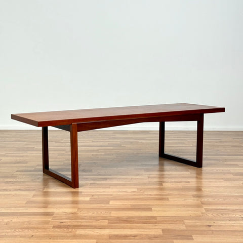 Coffee table in teak, 1950s-60s, Denmark - Beyo Vintage