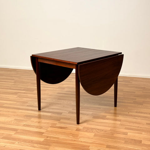 Danish dining table in Santos rosewood with 4 extensions 'Arne Vodder style'