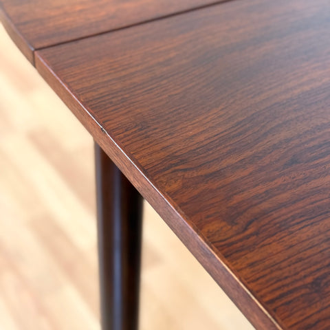 Danish dining table in Santos rosewood with 4 extensions 'Arne Vodder style'