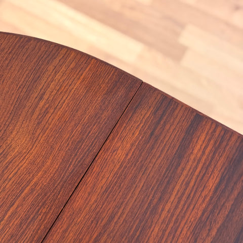 Danish dining table in Santos rosewood with 4 extensions 'Arne Vodder style'