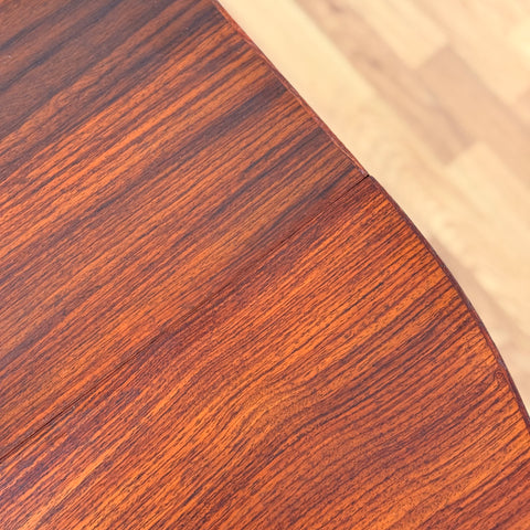 Danish dining table in Santos rosewood with 4 extensions 'Arne Vodder style'