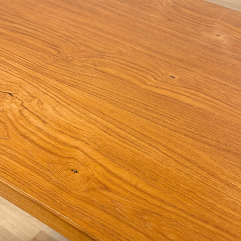 Dining table in teak and oak by Børge Mogensen, 1950s-60s, Denmark - Beyo Vintage