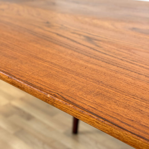 Dining table in teak with flip-flap extensions, 1950s-60s - Beyo Vintage