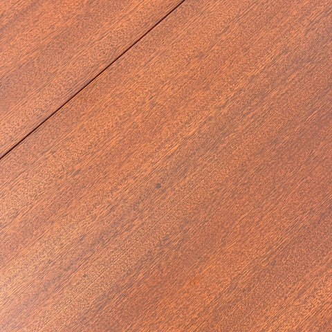 Danish dining table with 3 extensions in mahogany "Arne Vodder style"