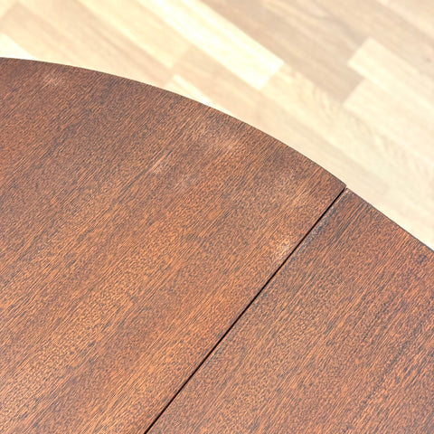 Danish dining table with 3 extensions in mahogany "Arne Vodder style"