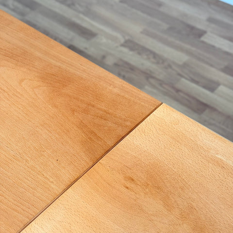 Dining table with extensions in beech by Gangso møbler, 1950s-60s, Denmark - Beyo Vintage