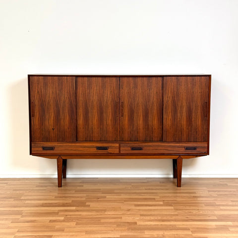 Highboard in Santos rosewood by Vemb møbelfabrik, 1950s-60s, Denmark - Beyo Vintage