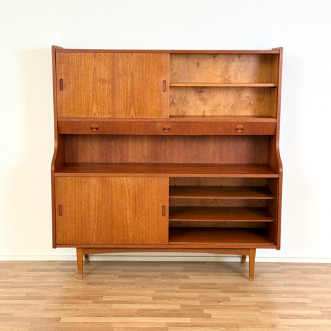 Highboard in teak, 1950s-60s, Denmark - Beyo Vintage