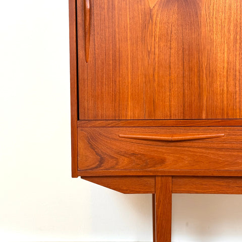 Highboard in teak, 1950s-60s, Denmark - Beyo Vintage